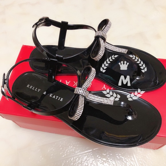 KELLY & KATIE WOMEN CAMILE JELLY BOW SANDAL - Picture 3 of 9